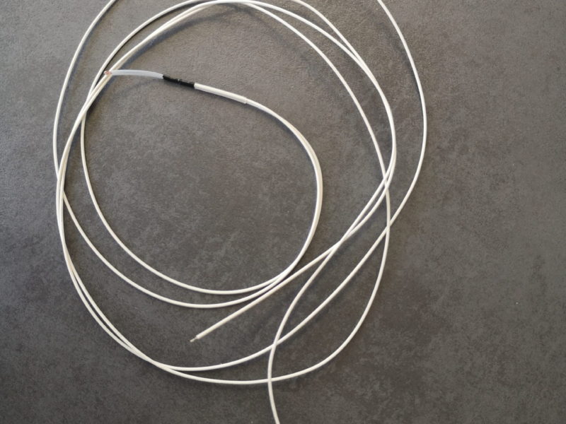 Thermistance en verre scellé sans connecteur
