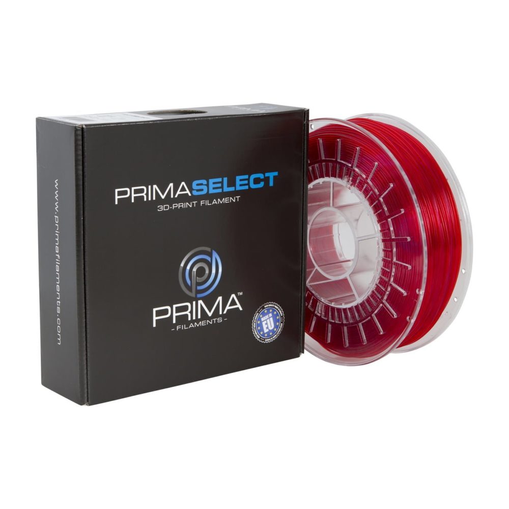 PrimaSelect™ PETG Rouge transparent – 2.85mm – 750 g – Image 3