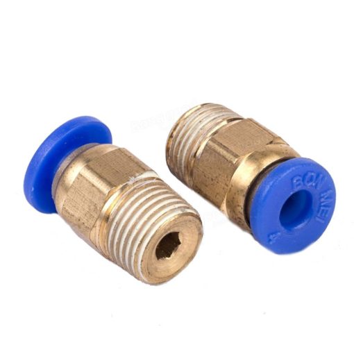 Connecteurs Pneumatiques PC4-M10 Lot De 10 | Raccords Droit Pour Tubes PTFE 4mm | Imprimante 3D