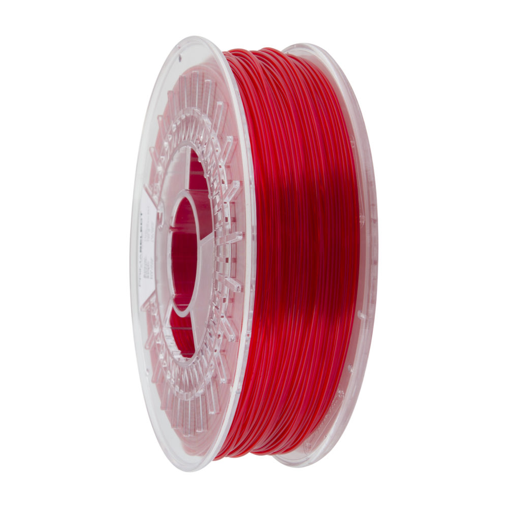 PrimaSelect™ PETG Rouge transparent – 2.85mm