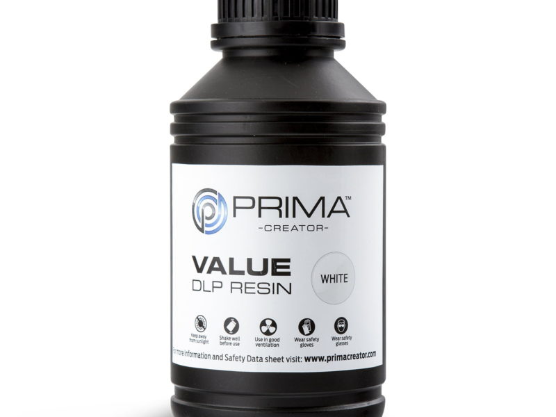 PrimaCreator Résine Value UV / DLP Blanc - 1 litre