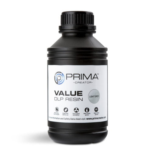 PrimaCreator Résine Value UV / DLP Gris clair - 1 litre