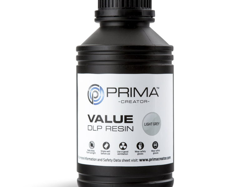 PrimaCreator Résine Value UV / DLP Gris clair - 1 litre