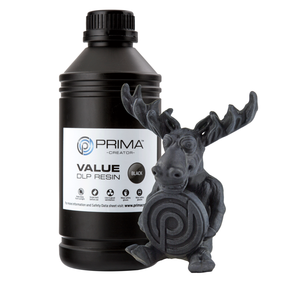 PrimaCreator Résine Value UV / DLP Noir - 1 litre – Image 2
