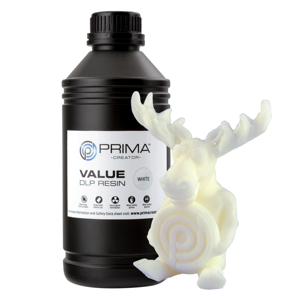 PrimaCreator Résine Value UV / DLP Blanc - 1 litre – Image 2