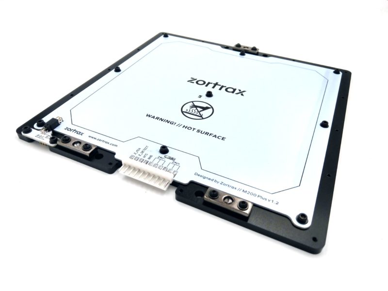 Plateau chauffant sans plaque perforée pour Zortrax M200 Plus