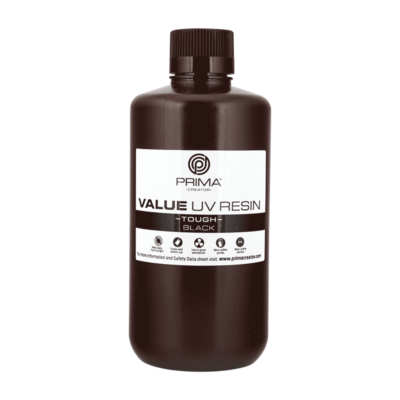 PrimaCreator Value Résistante - Résine UV / DLP Noir - 1 litre