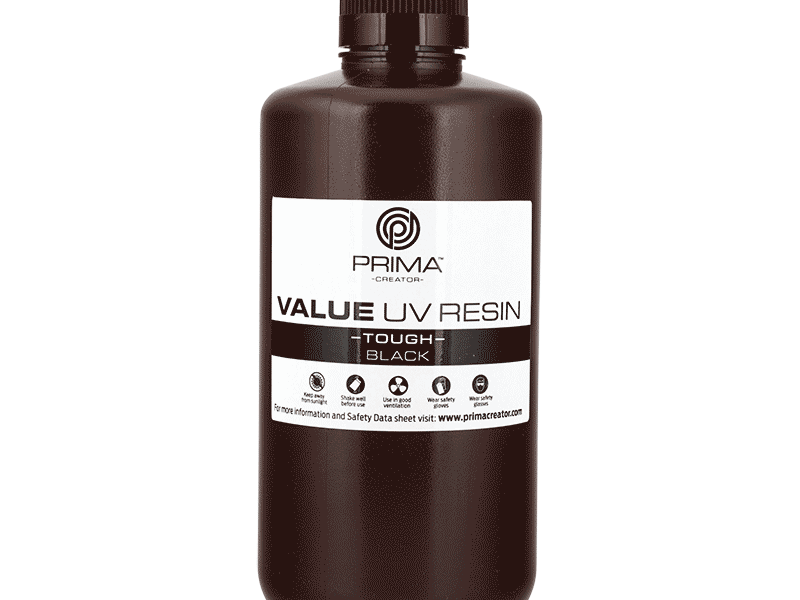 PrimaCreator Value Résistante - Résine UV / DLP Noir - 1 litre
