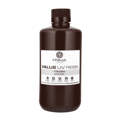 PrimaCreator Value Résistante - Résine UV / DLP Transparente - 1 litre