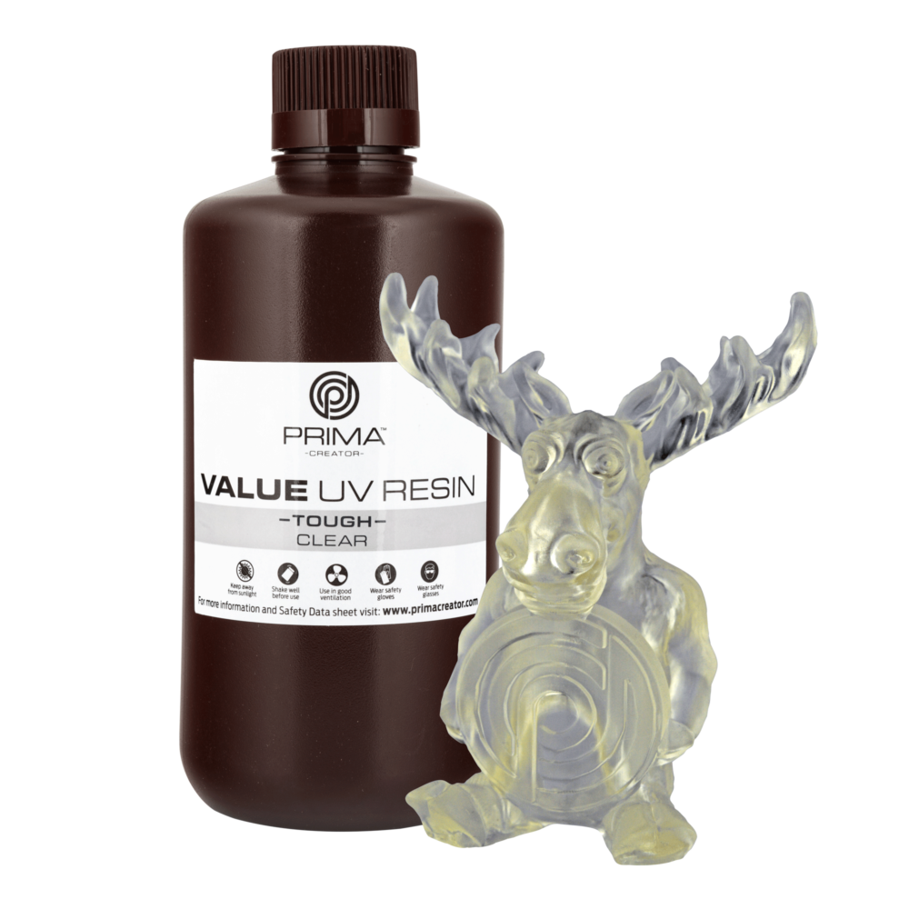 PrimaCreator Value Résistante - Résine UV / DLP Transparente - 1 litre – Image 2