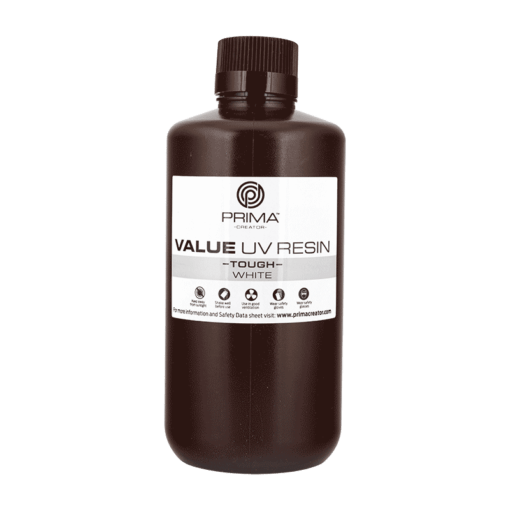 PrimaCreator Value Résistante - Résine UV / DLP Blanc - 1 litre