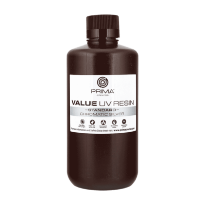 PrimaCreator Résine Value UV / DLP Argent chromatique - 1 litre