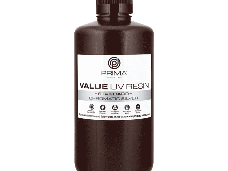 PrimaCreator Résine Value UV / DLP Argent chromatique - 1 litre