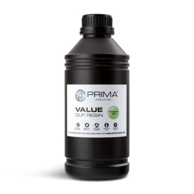 PrimaCreator Résine Value UV / DLP Vert transparent - 1 litre