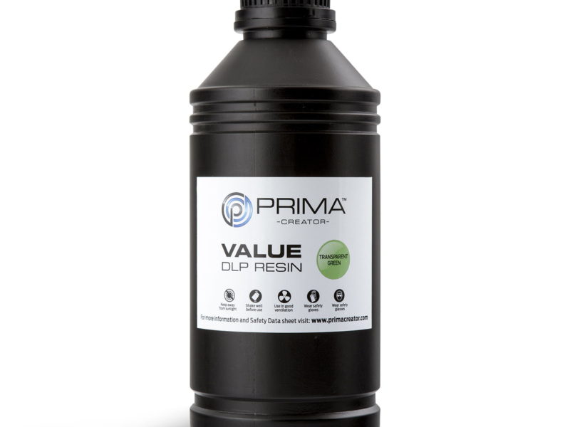 PrimaCreator Résine Value UV / DLP Vert transparent - 1 litre