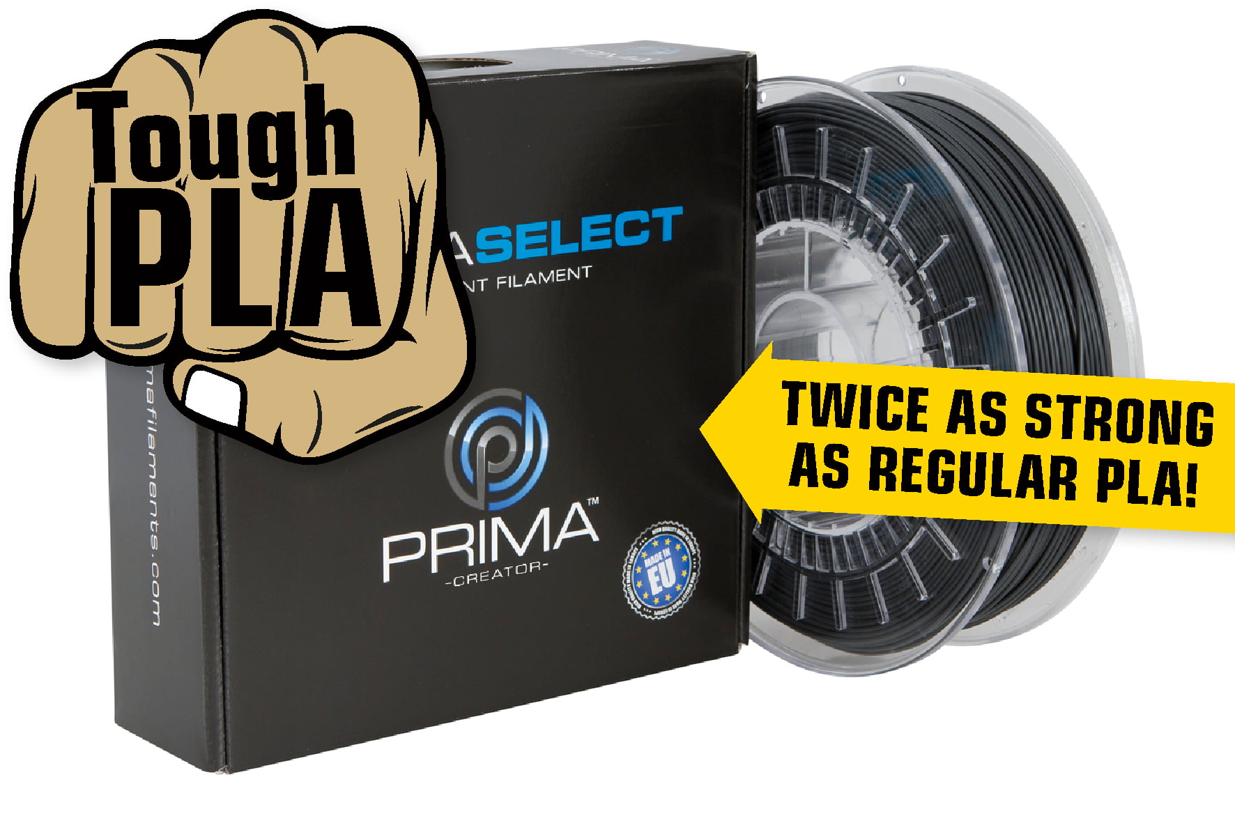 PrimaSelect™ PLA Argent métallique - 1.75mm - 750 g - Au meilleur prix -  LA3D