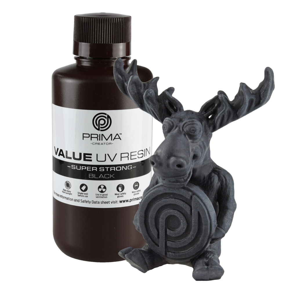 PrimaCreator - Résine UV Super Fort - 500ml - Noir – Image 2