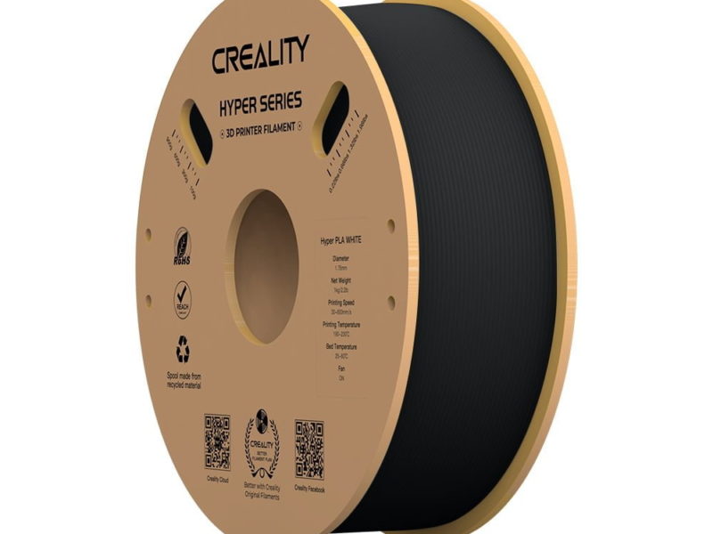 Creality Hyper PLA - 1,75mm - 1kg - Couleur à choix - Noir
