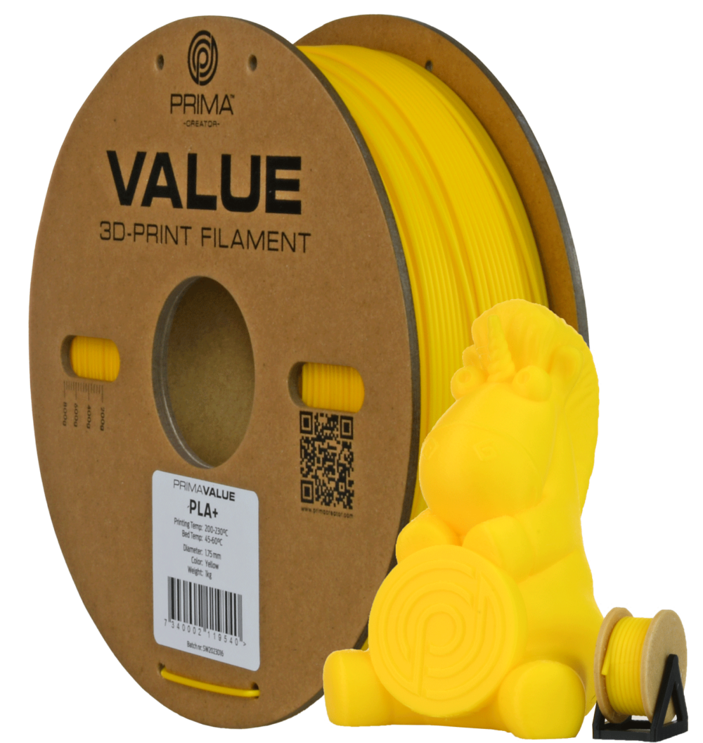 PrimaValue PLA+ Jaune - 1.75mm - 1kg
