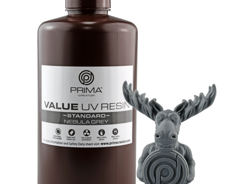 PrimaCreator Résine Value UV / DLP Gris Nebuleux - 1 litre