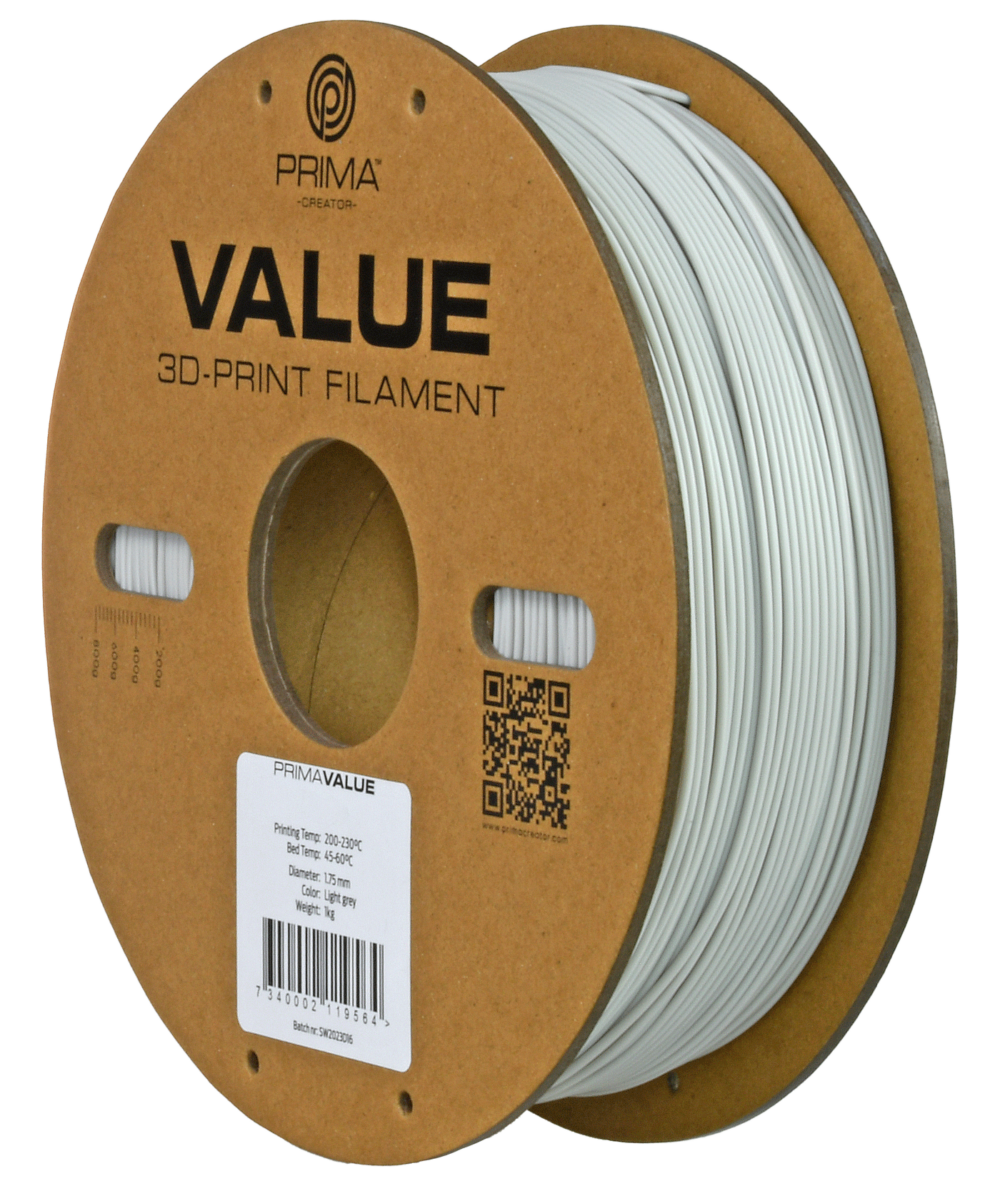 PrimaValue PETG Gris Clair - 1.75mm - 1 kg – Image 4