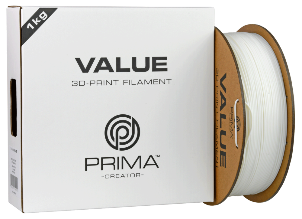 PrimaValue PETG Blanc Opaque - 1.75mm - 1 kg – Image 2