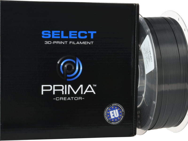PrimaSELECT - PLA SATIN - 1Kg - 1.75mm - Noir Tendre