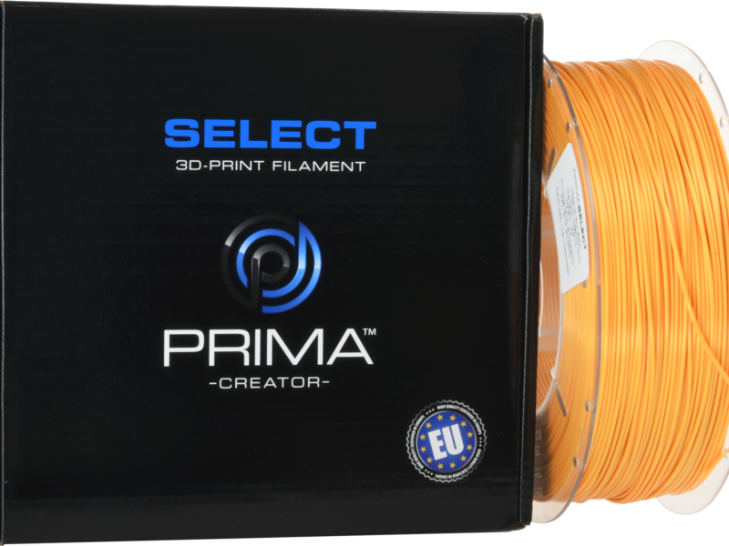 PrimaSELECT - PLA SATIN - 1Kg - 1.75mm - Jaune Cachmire