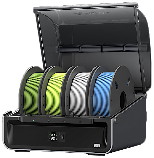 Creality CFS 4 filaments